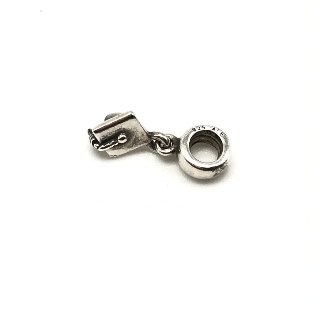 Pandora Retired Graduation Cap Hat Dangle Charm
